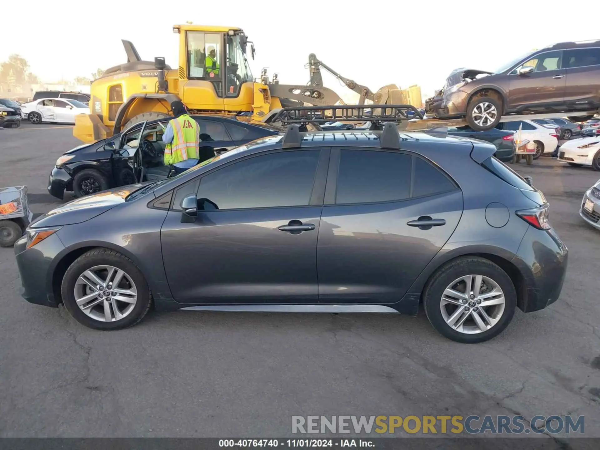 14 fotografías del automóvil dañado JTND4MBE4M3107848 TOYOTA COROLLA 2021