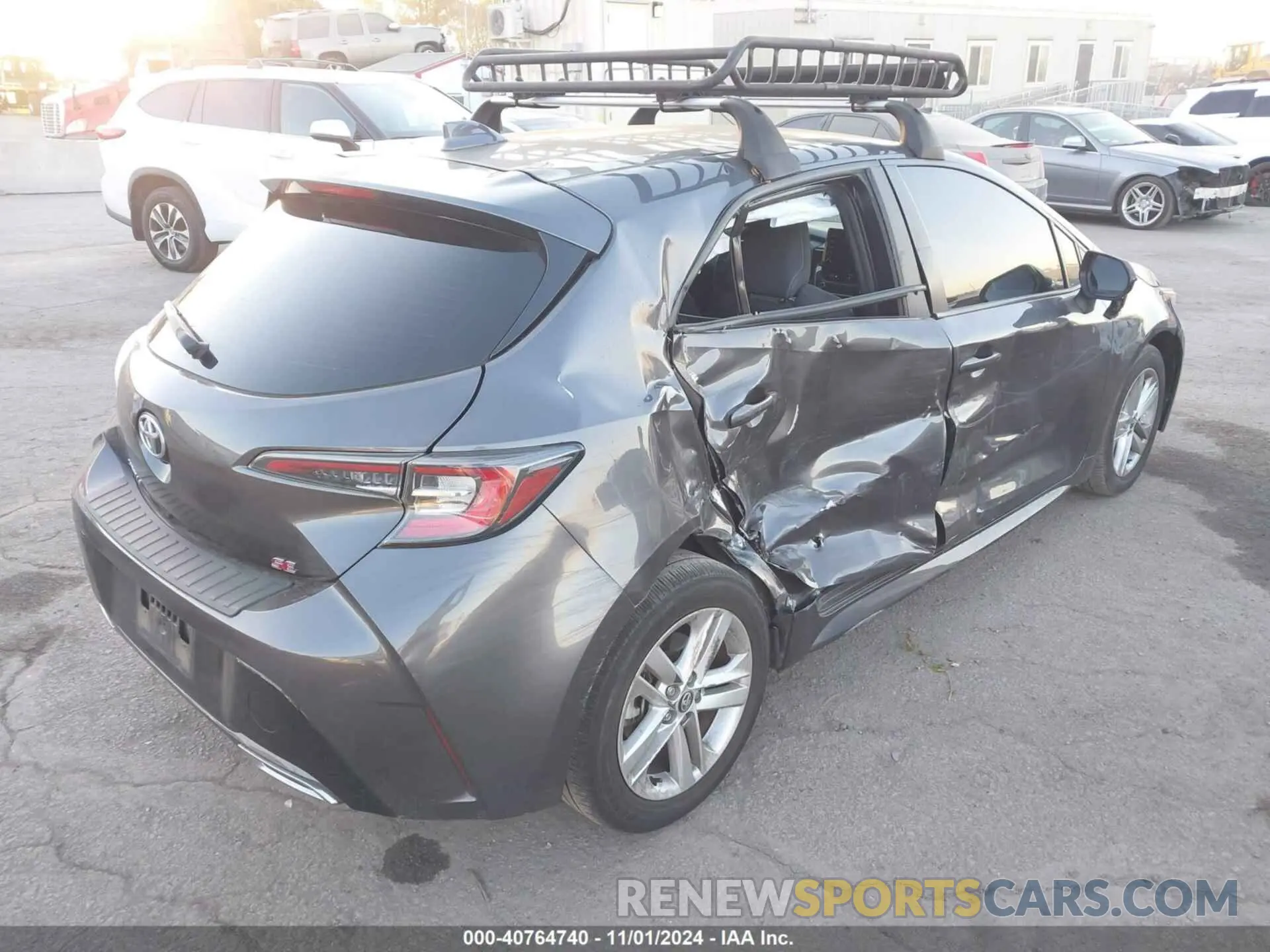 4 fotografías del automóvil dañado JTND4MBE4M3107848 TOYOTA COROLLA 2021