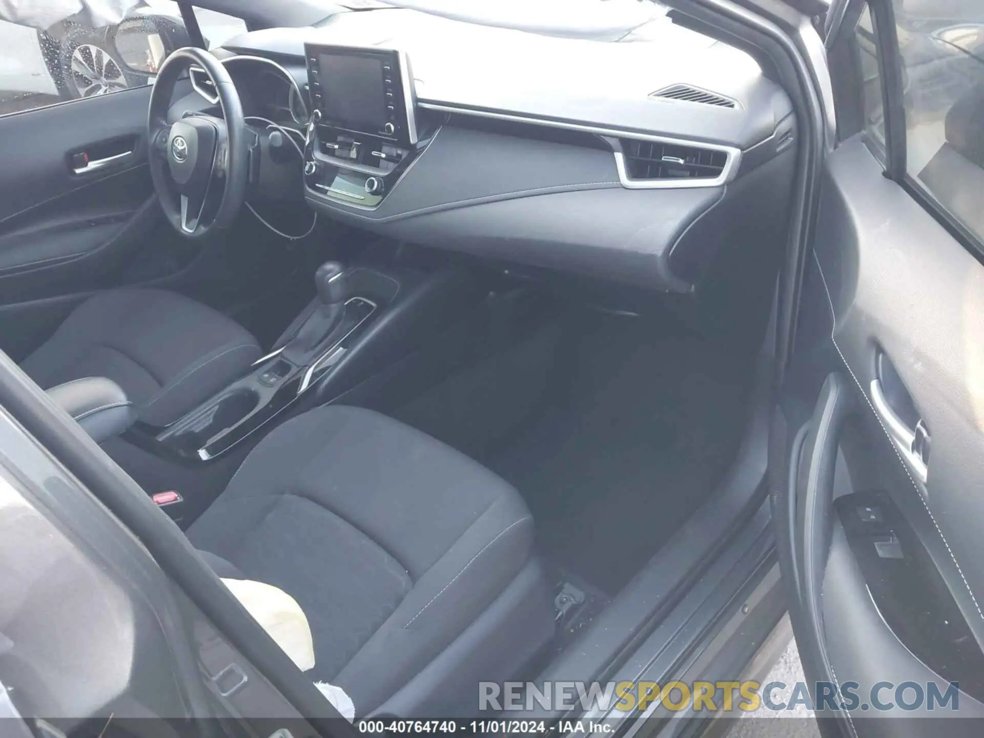 5 fotografías del automóvil dañado JTND4MBE4M3107848 TOYOTA COROLLA 2021