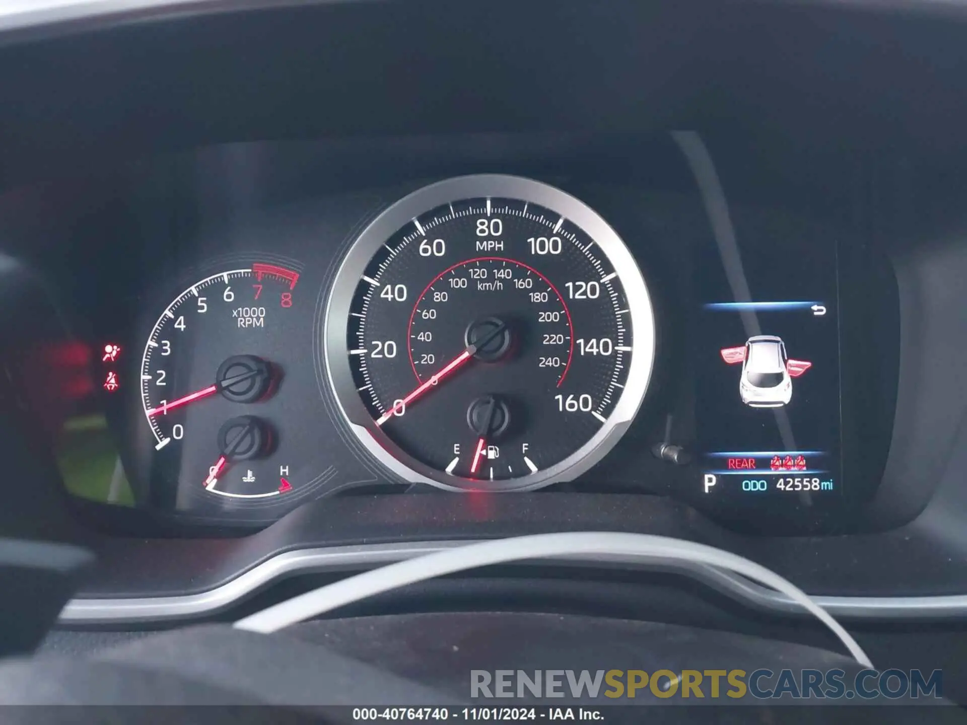 7 fotografías del automóvil dañado JTND4MBE4M3107848 TOYOTA COROLLA 2021
