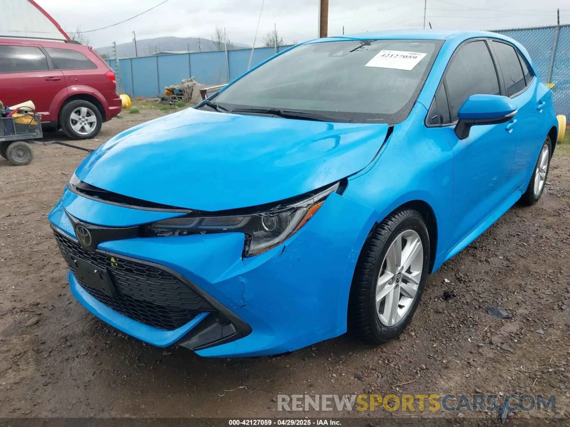 17 fotografías del automóvil dañado JTND4MBE4M3109843 TOYOTA COROLLA 2021