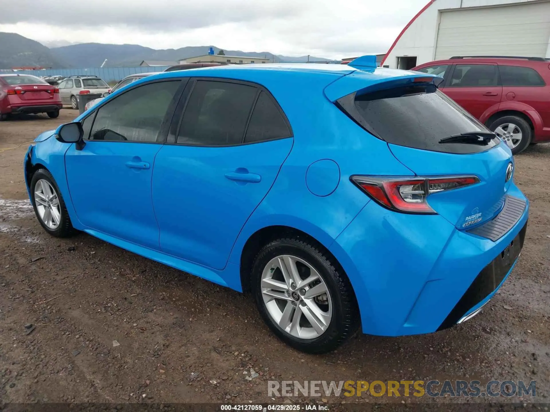 3 fotografías del automóvil dañado JTND4MBE4M3109843 TOYOTA COROLLA 2021