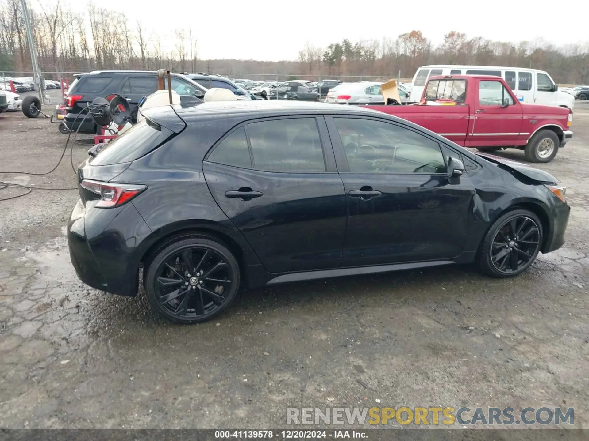 13 fotografías del automóvil dañado JTND4MBE4M3117439 TOYOTA COROLLA 2021