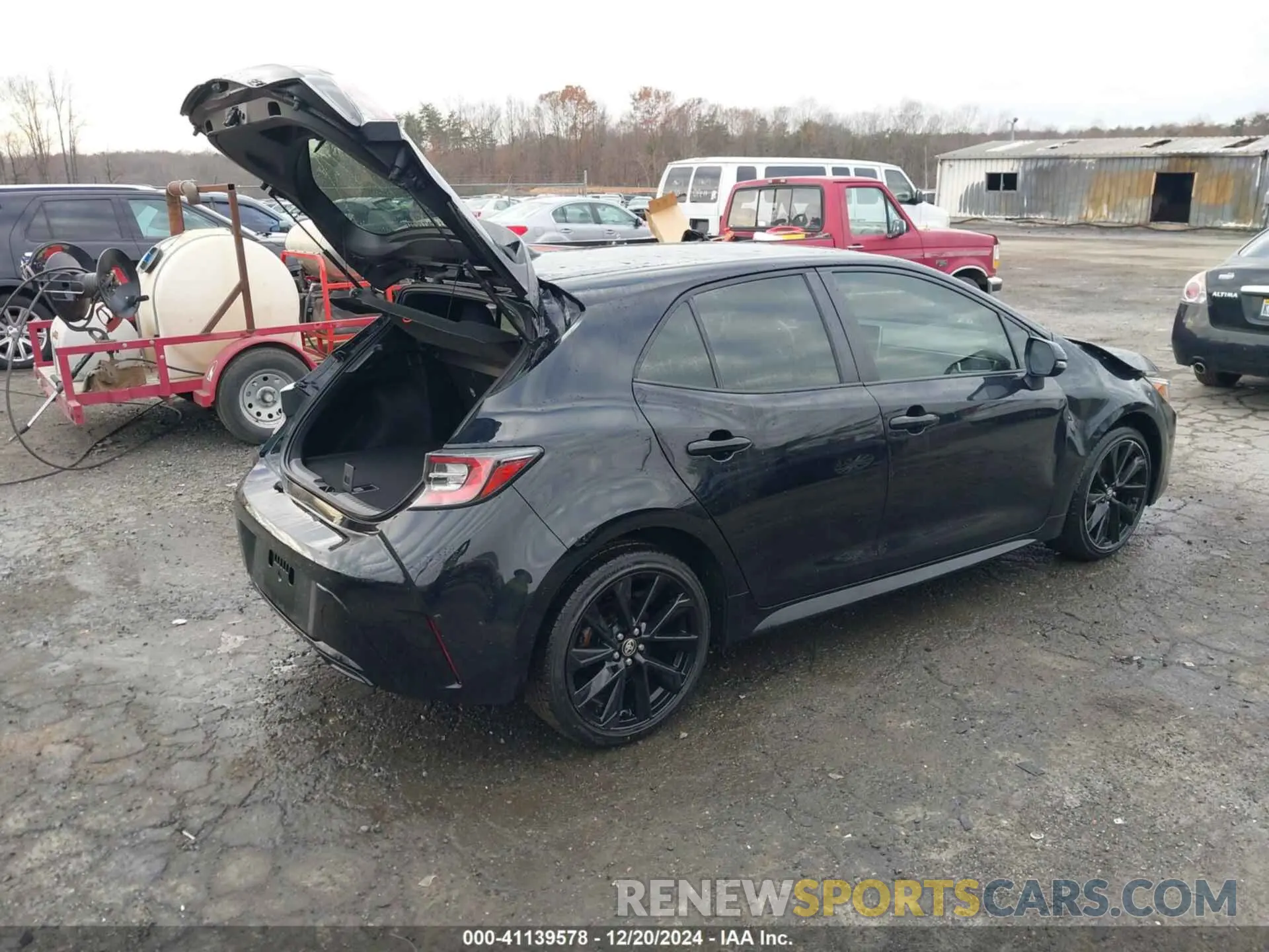 4 fotografías del automóvil dañado JTND4MBE4M3117439 TOYOTA COROLLA 2021