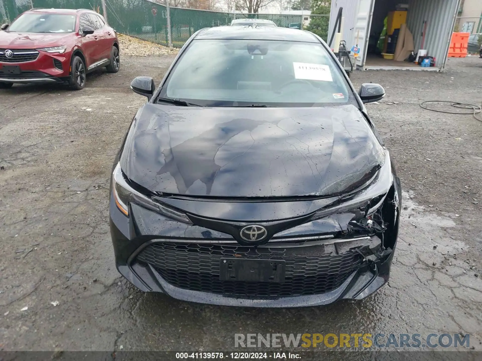 6 fotografías del automóvil dañado JTND4MBE4M3117439 TOYOTA COROLLA 2021