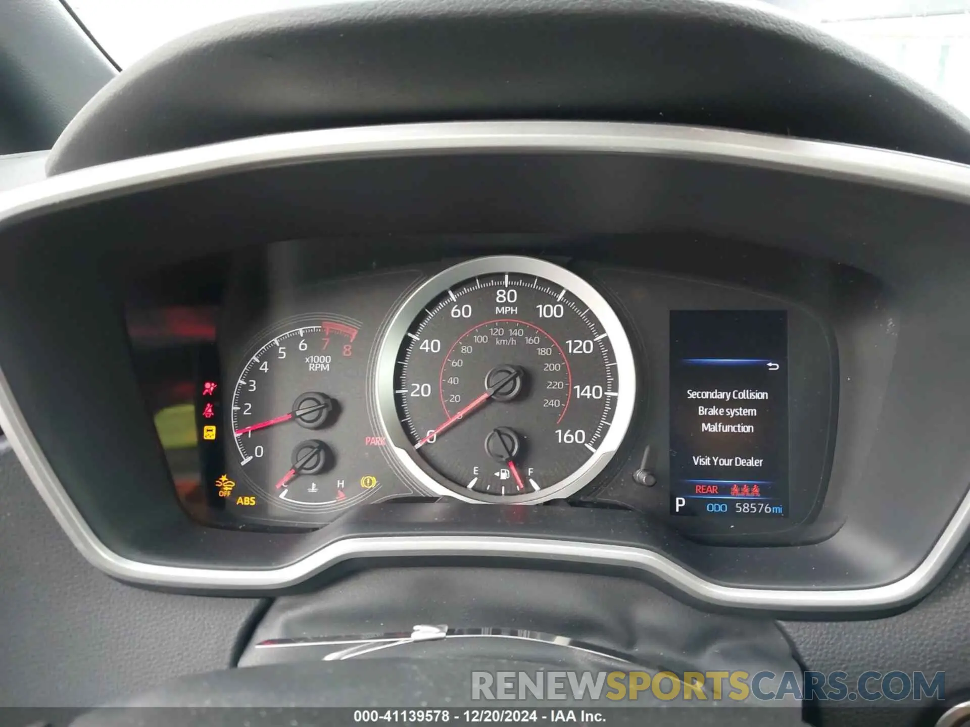 7 fotografías del automóvil dañado JTND4MBE4M3117439 TOYOTA COROLLA 2021