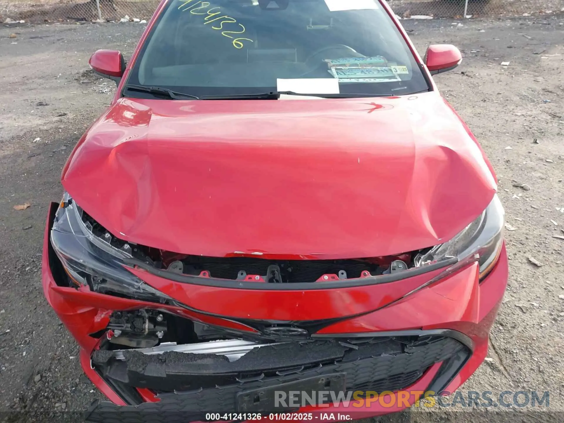 12 fotografías del automóvil dañado JTND4MBE4M3118803 TOYOTA COROLLA 2021