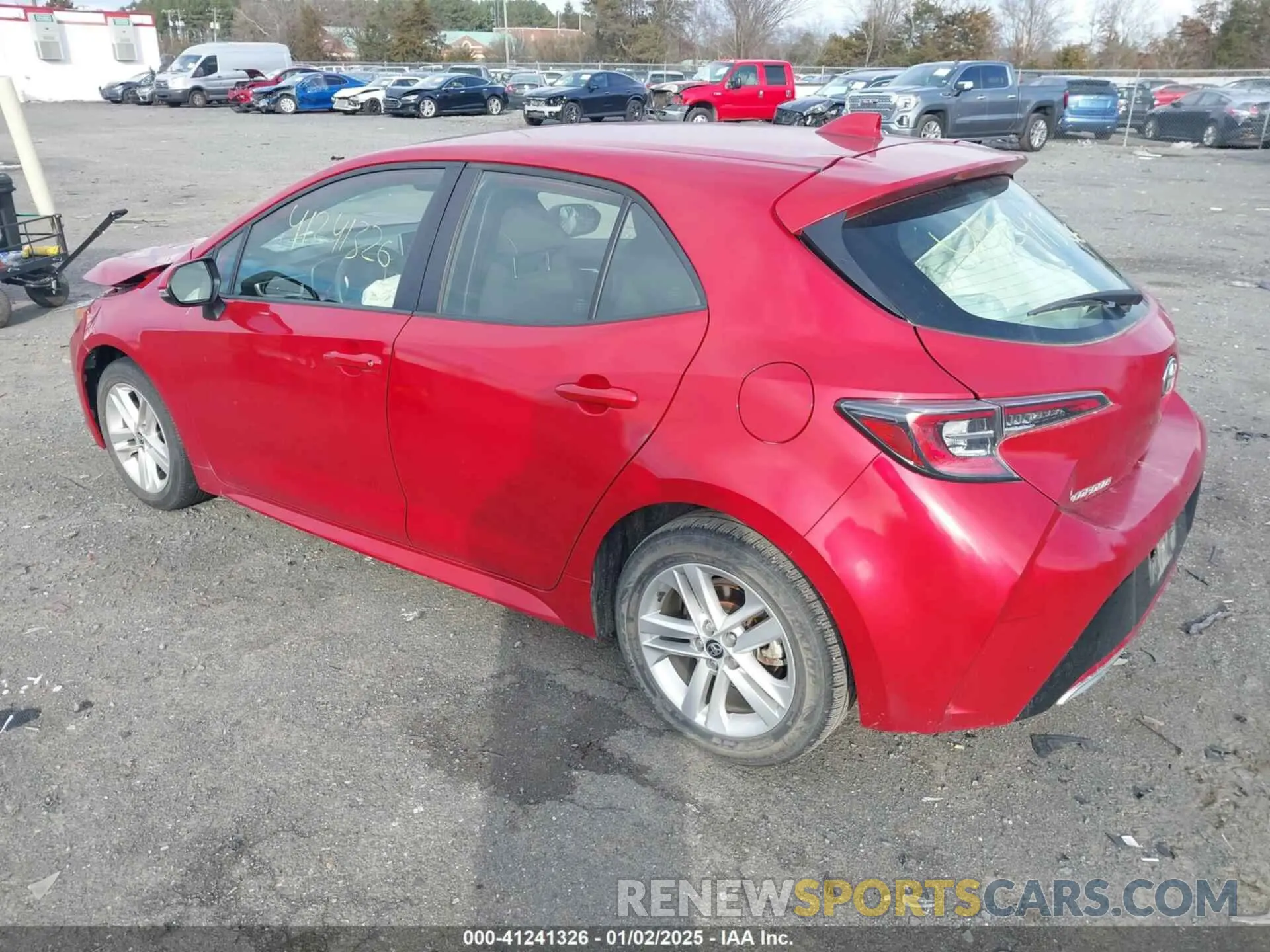 3 fotografías del automóvil dañado JTND4MBE4M3118803 TOYOTA COROLLA 2021