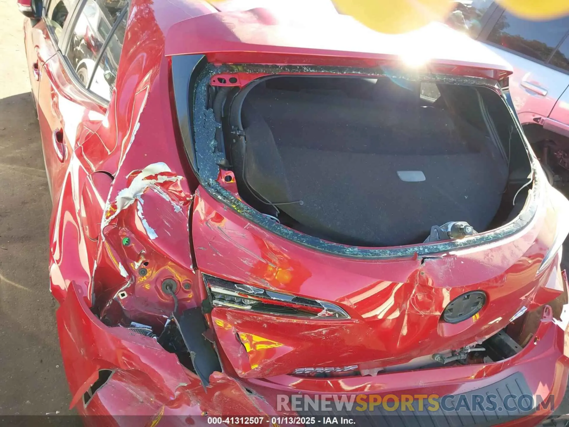 18 fotografías del automóvil dañado JTND4MBE4M3129963 TOYOTA COROLLA 2021
