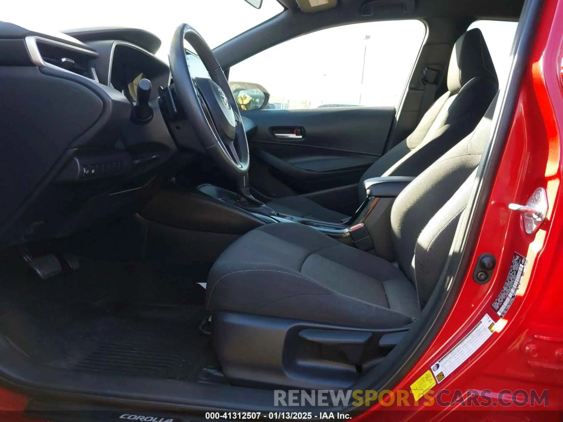 5 fotografías del automóvil dañado JTND4MBE4M3129963 TOYOTA COROLLA 2021