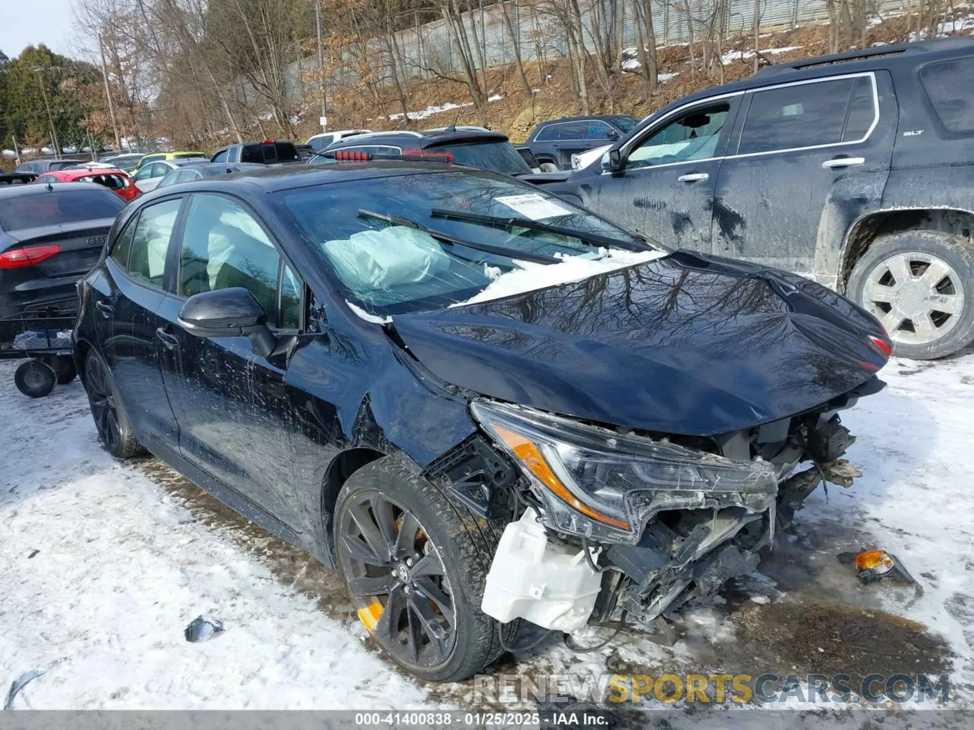 1 fotografías del automóvil dañado JTND4MBE4M3131678 TOYOTA COROLLA 2021