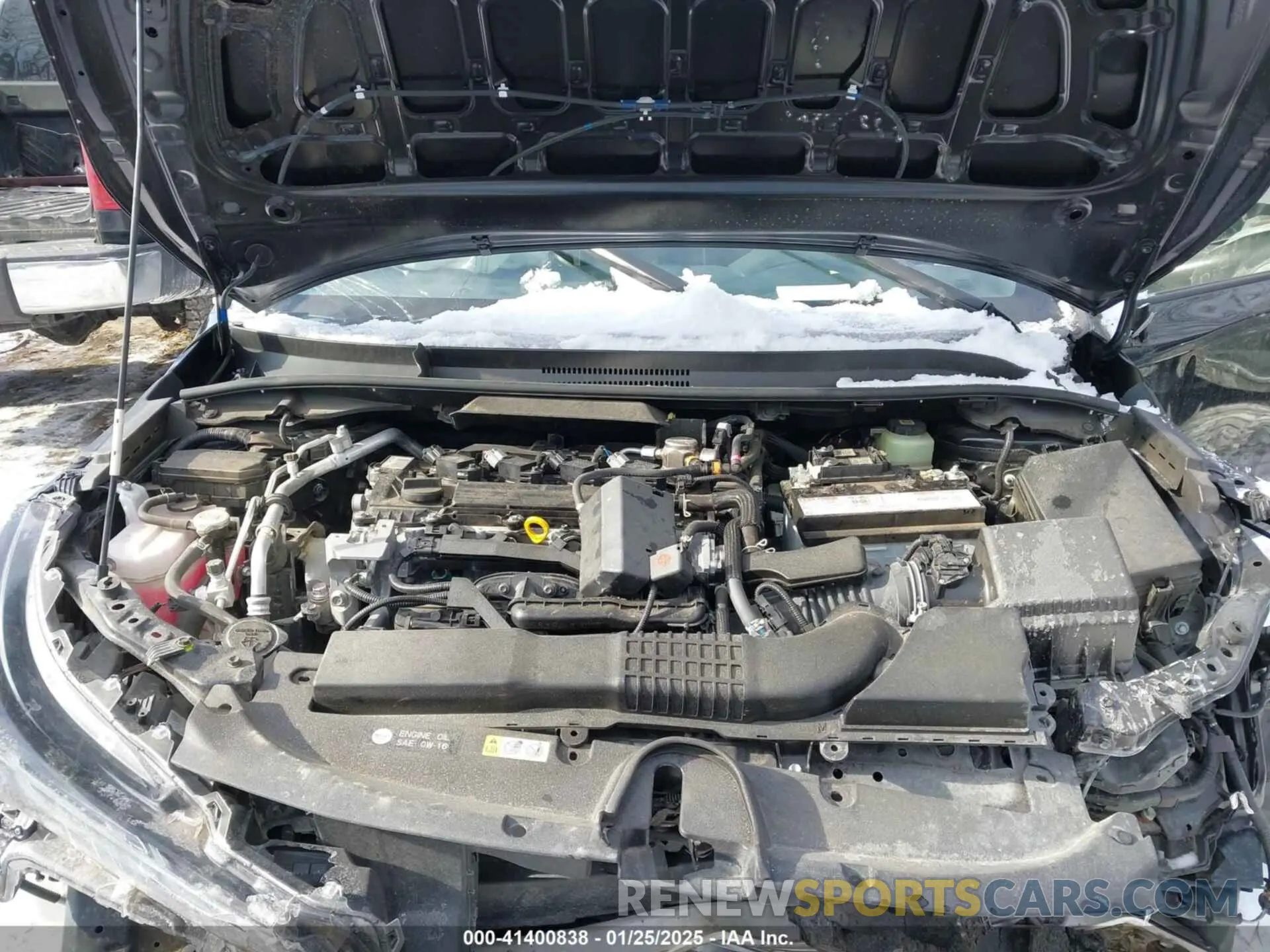 10 fotografías del automóvil dañado JTND4MBE4M3131678 TOYOTA COROLLA 2021
