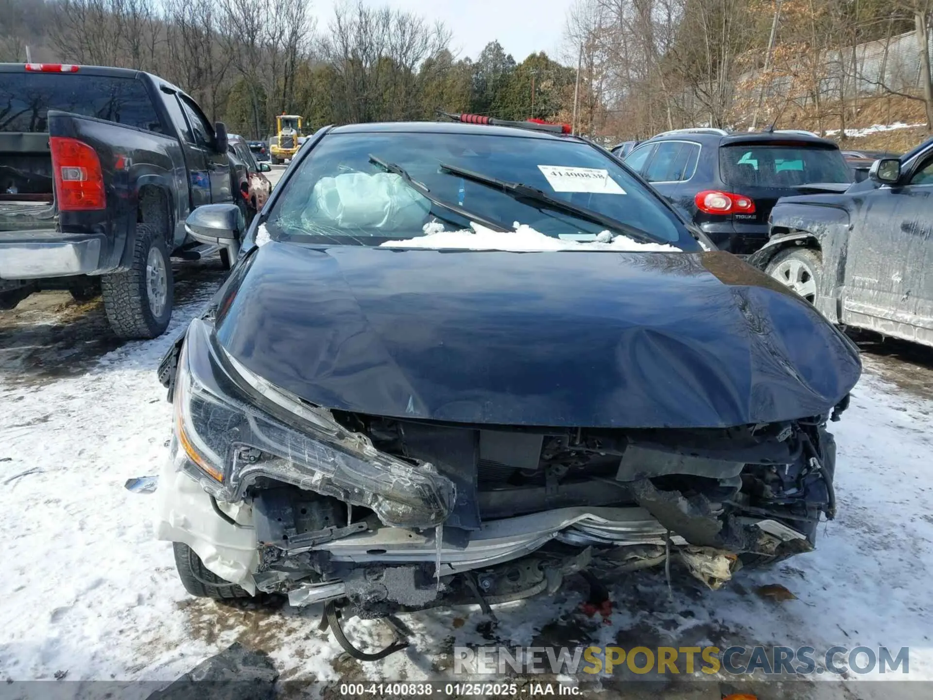 13 fotografías del automóvil dañado JTND4MBE4M3131678 TOYOTA COROLLA 2021