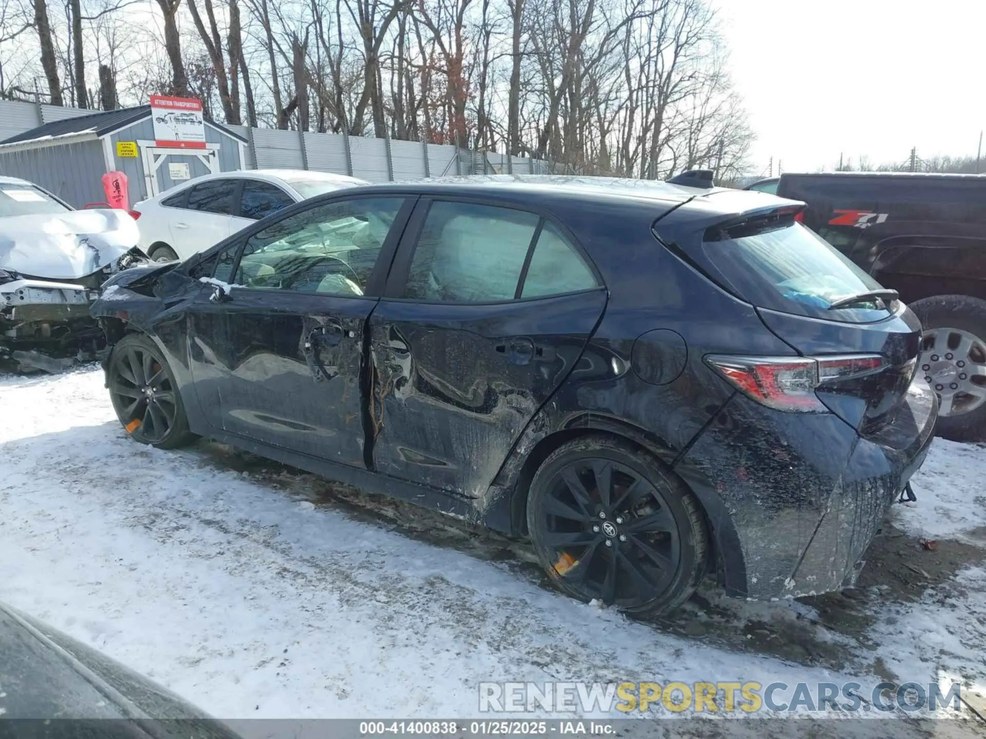 15 fotografías del automóvil dañado JTND4MBE4M3131678 TOYOTA COROLLA 2021
