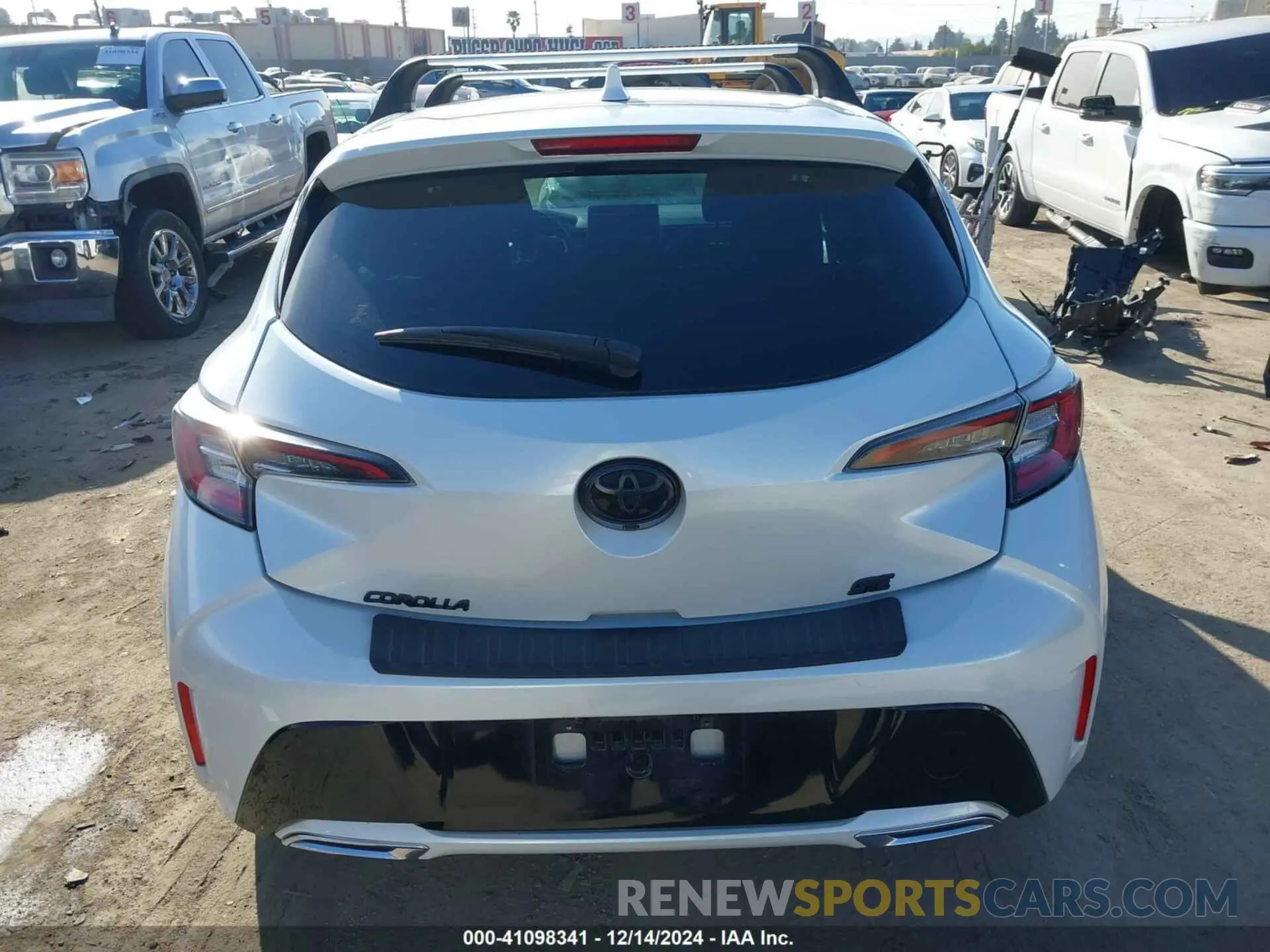 16 fotografías del automóvil dañado JTND4MBE4M3135388 TOYOTA COROLLA 2021
