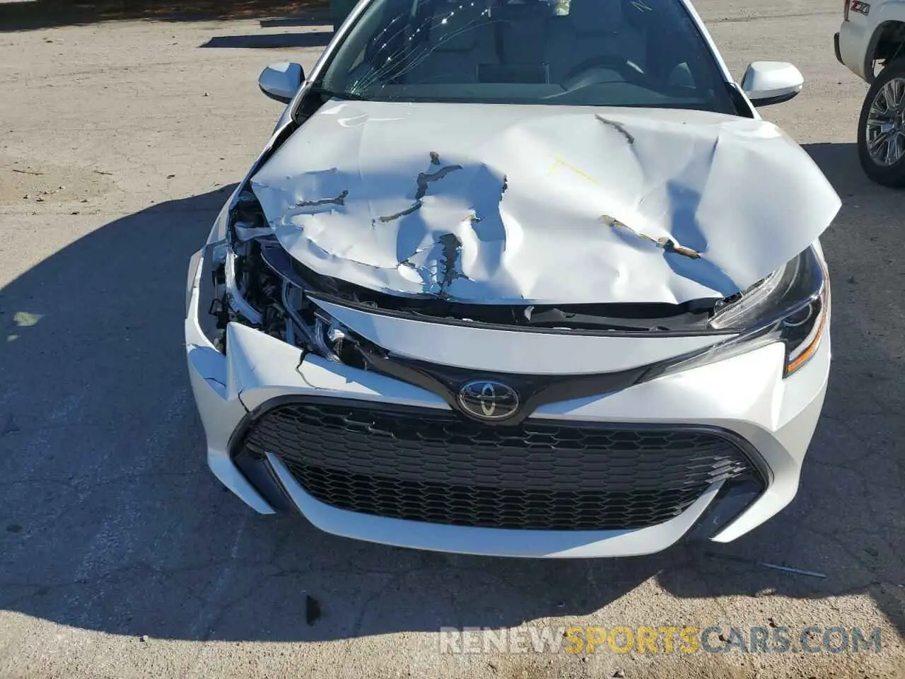 7 fotografías del automóvil dañado JTND4MBE5M3133780 TOYOTA COROLLA 2021