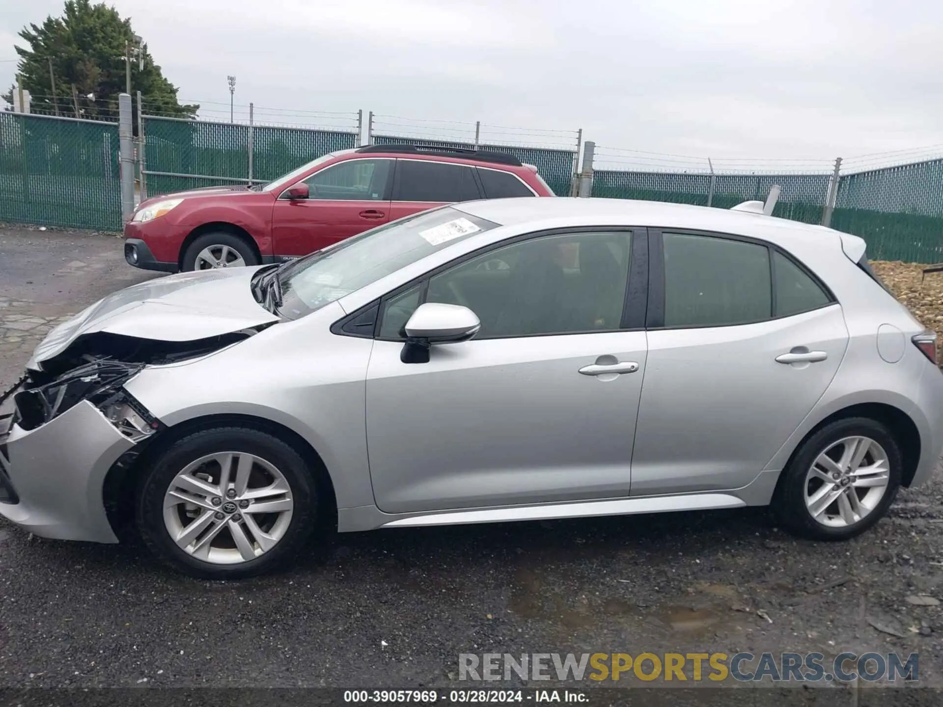 14 fotografías del automóvil dañado JTND4MBE5M3138803 TOYOTA COROLLA 2021