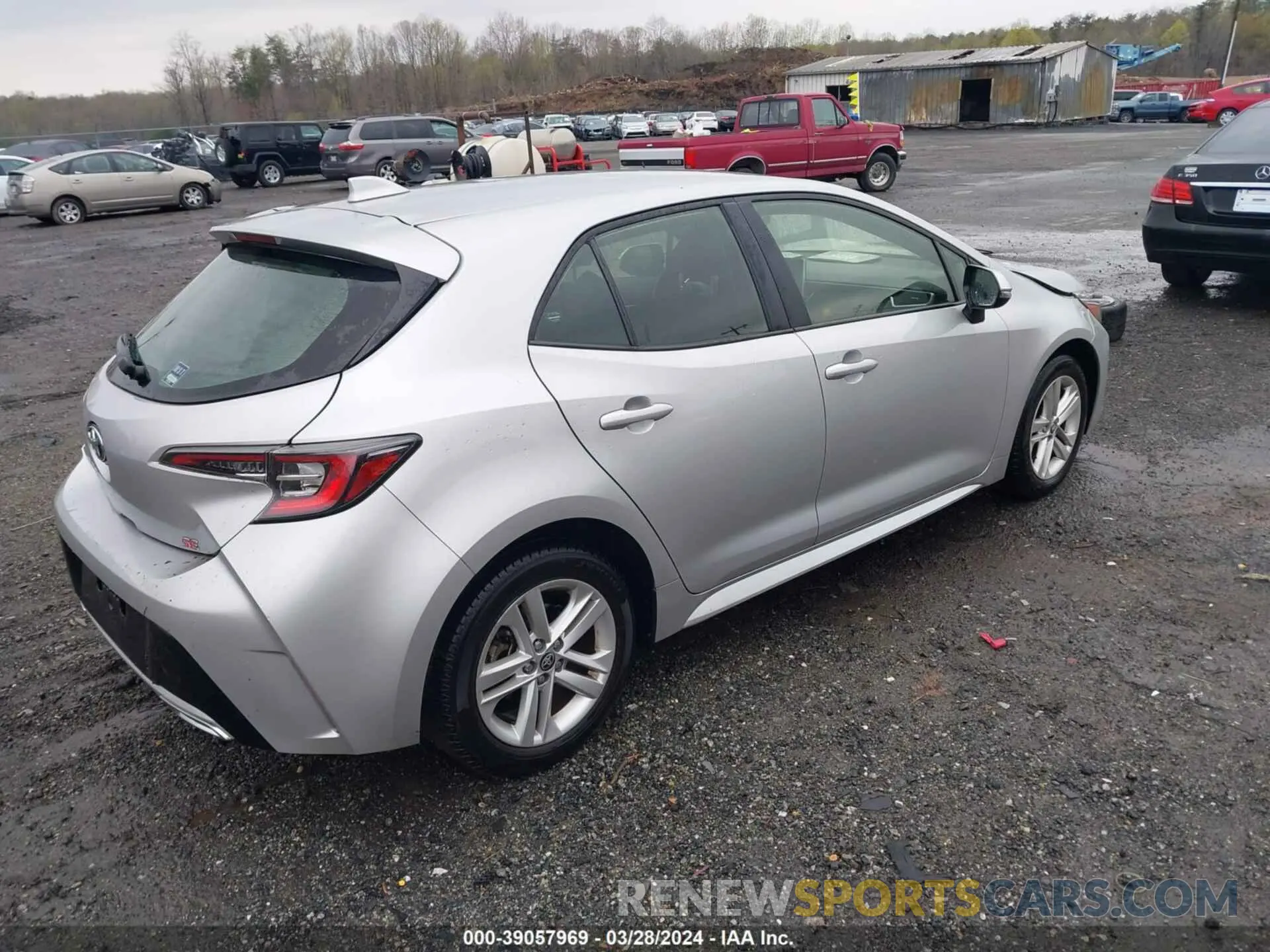 4 fotografías del automóvil dañado JTND4MBE5M3138803 TOYOTA COROLLA 2021