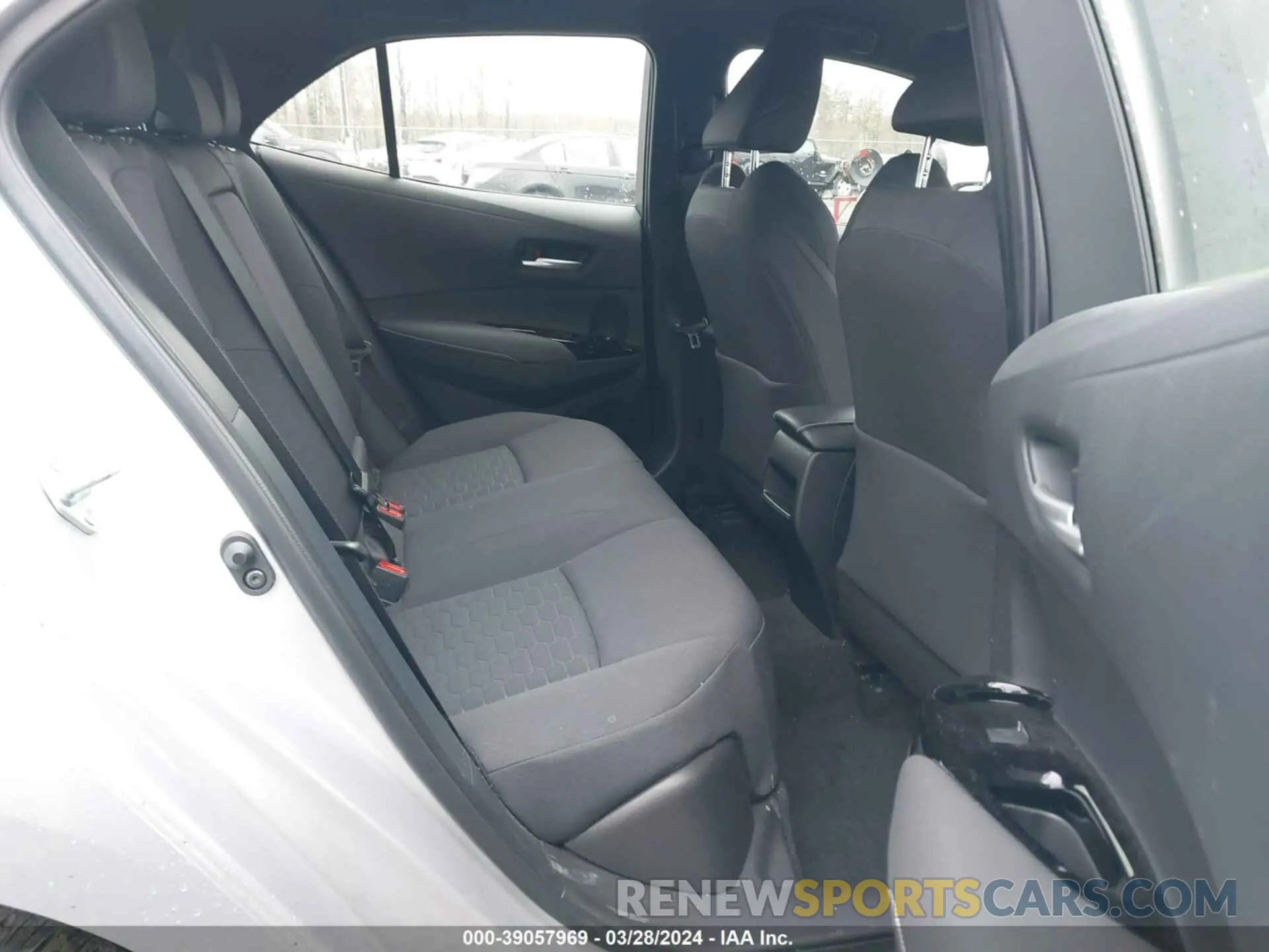 8 fotografías del automóvil dañado JTND4MBE5M3138803 TOYOTA COROLLA 2021