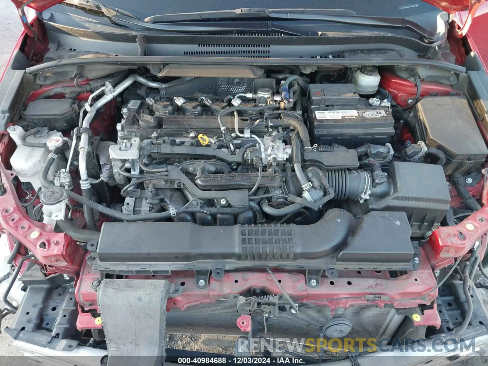 10 fotografías del automóvil dañado JTND4MBE6M3105938 TOYOTA COROLLA 2021