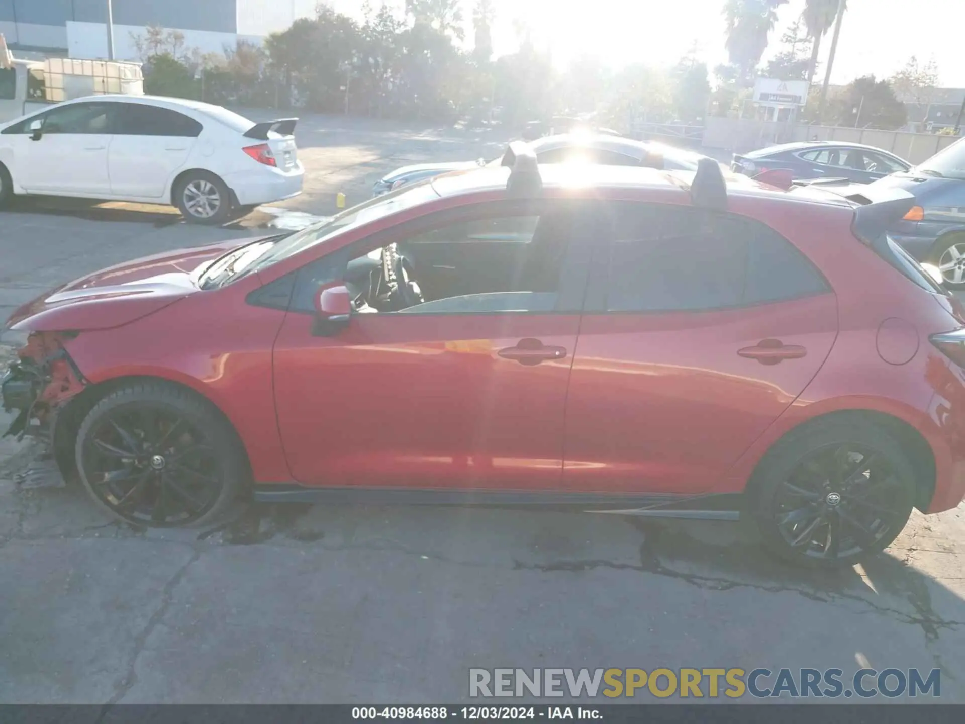 15 fotografías del automóvil dañado JTND4MBE6M3105938 TOYOTA COROLLA 2021