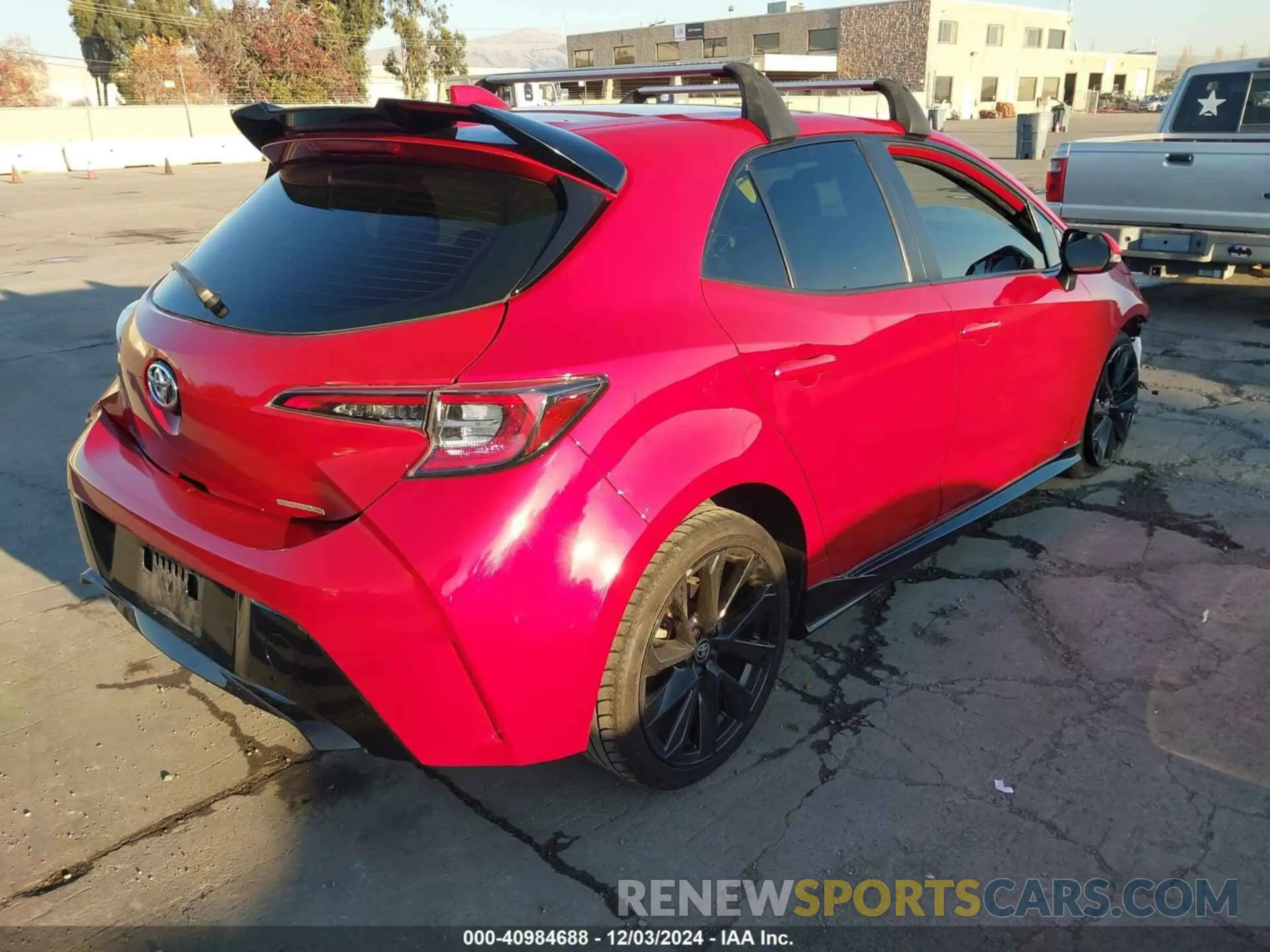 4 fotografías del automóvil dañado JTND4MBE6M3105938 TOYOTA COROLLA 2021