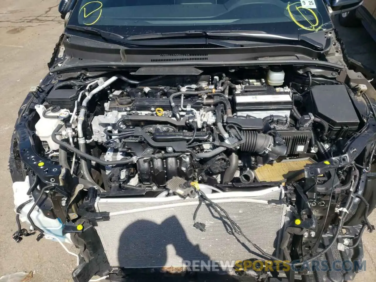 7 fotografías del automóvil dañado JTND4MBE6M3106927 TOYOTA COROLLA 2021