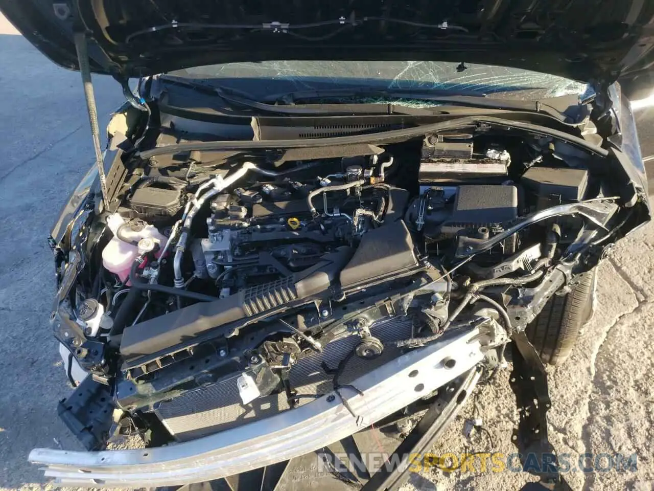 7 fotografías del automóvil dañado JTND4MBE6M3128572 TOYOTA COROLLA 2021