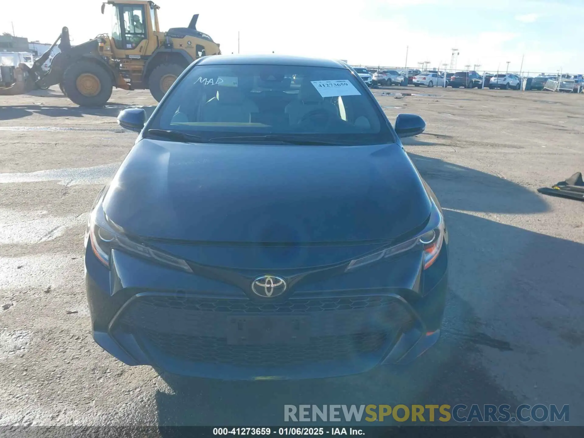 12 fotografías del automóvil dañado JTND4MBE6M3134792 TOYOTA COROLLA 2021