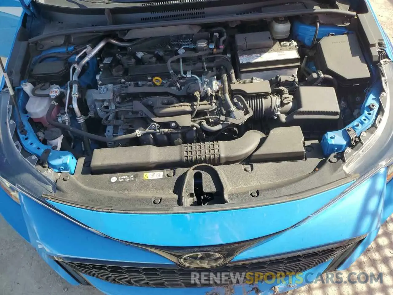 11 fotografías del automóvil dañado JTND4MBE6M3137790 TOYOTA COROLLA 2021