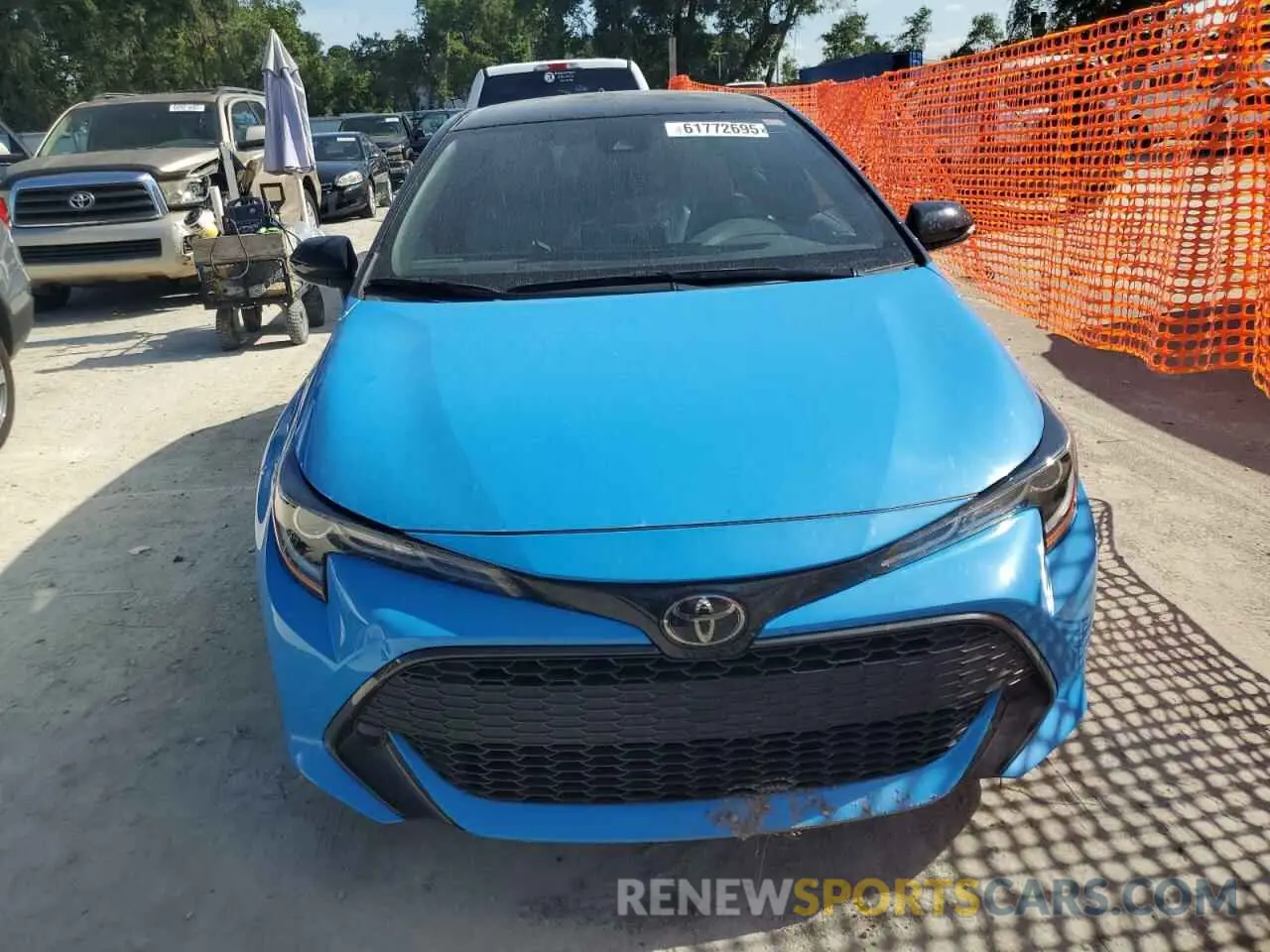 5 fotografías del automóvil dañado JTND4MBE6M3137790 TOYOTA COROLLA 2021