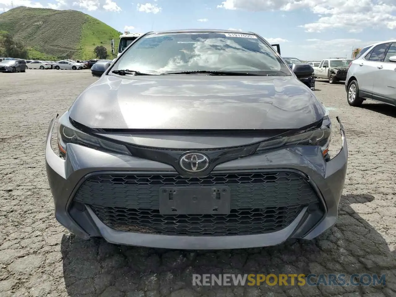 5 fotografías del automóvil dañado JTND4MBE7M3116902 TOYOTA COROLLA 2021