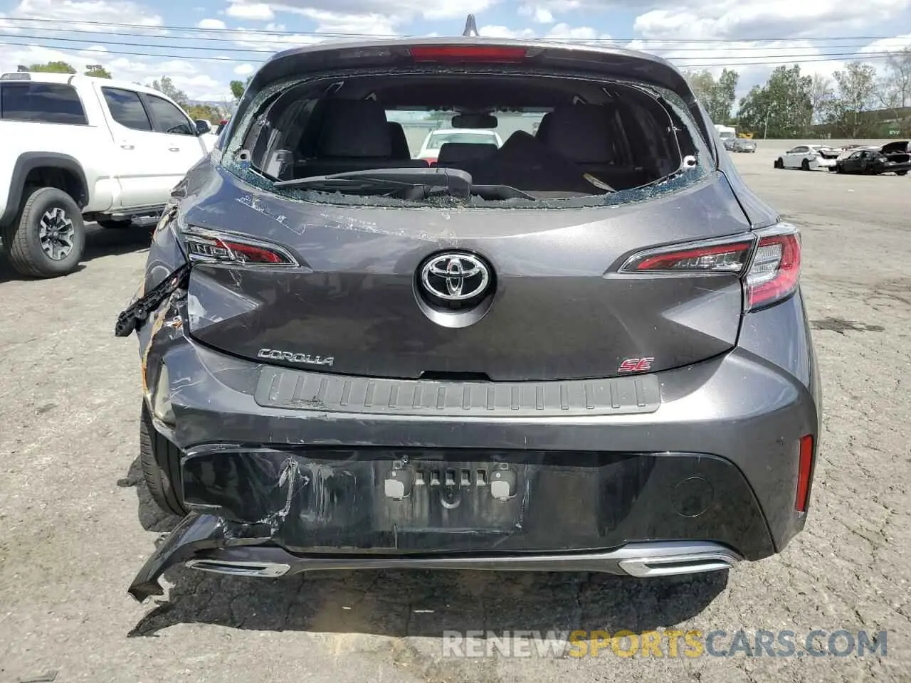 6 fotografías del automóvil dañado JTND4MBE7M3116902 TOYOTA COROLLA 2021