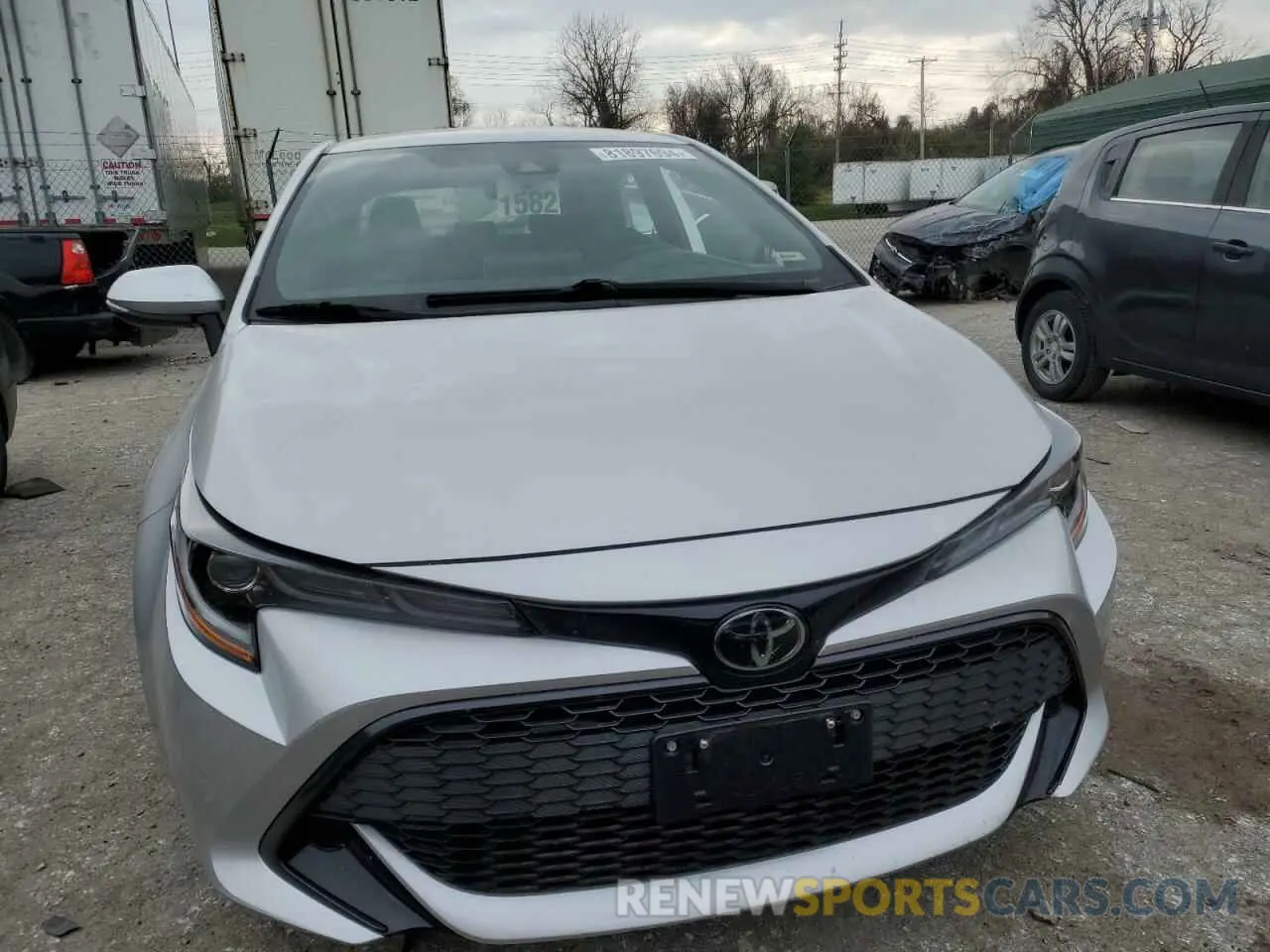 5 fotografías del automóvil dañado JTND4MBE7M3127088 TOYOTA COROLLA 2021