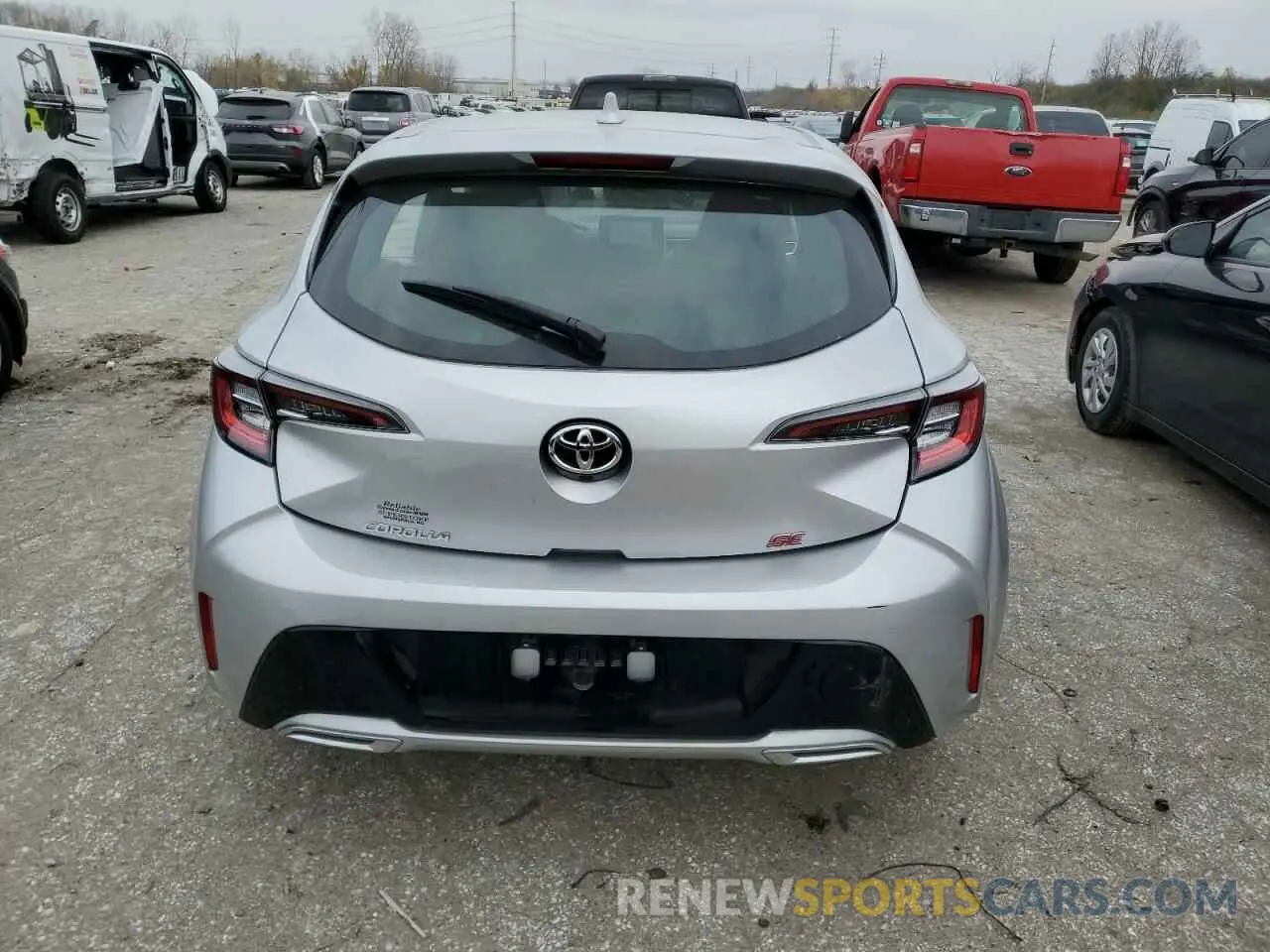 6 fotografías del automóvil dañado JTND4MBE7M3127088 TOYOTA COROLLA 2021