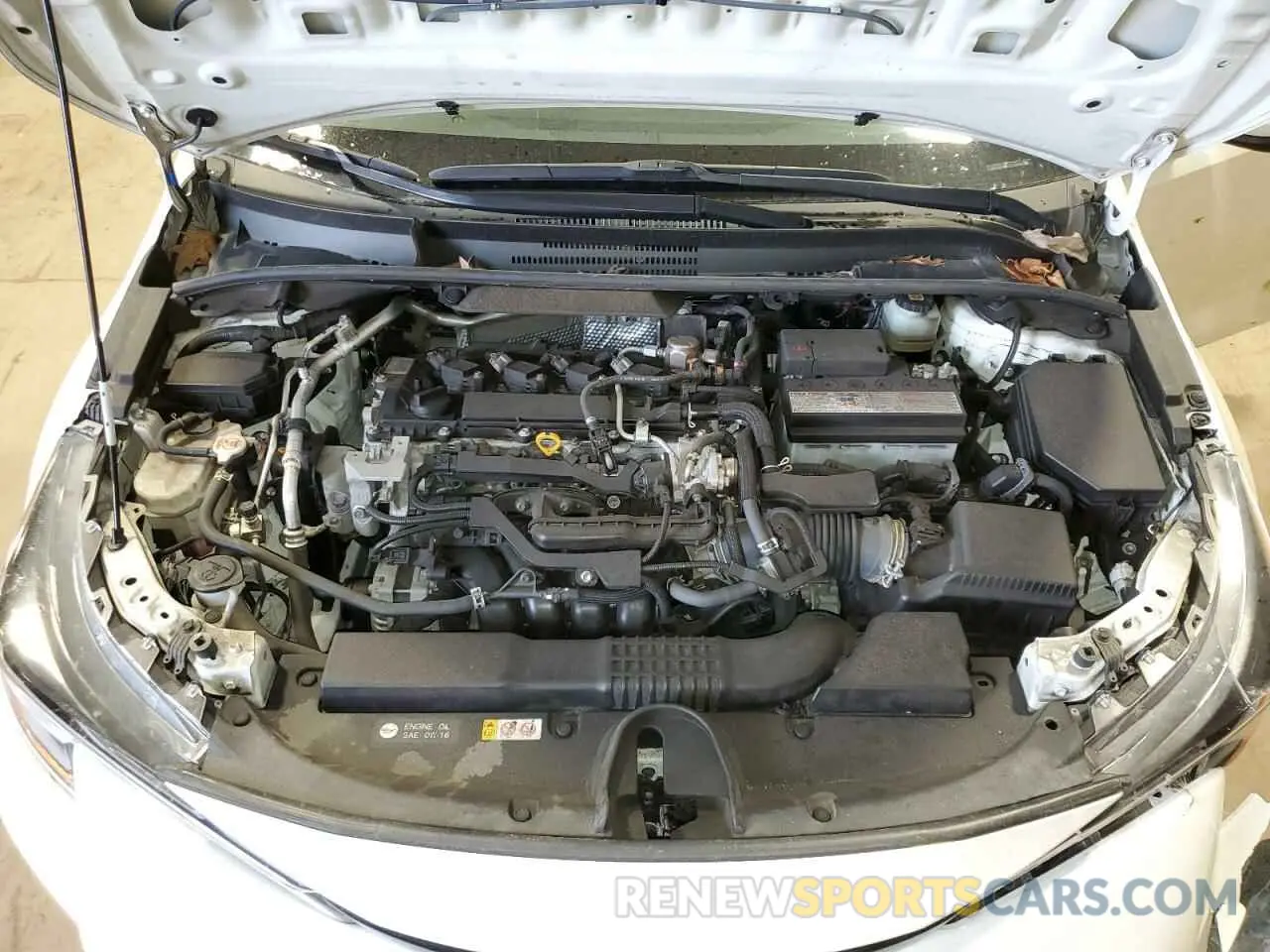 11 fotografías del automóvil dañado JTND4MBE8M3113393 TOYOTA COROLLA 2021