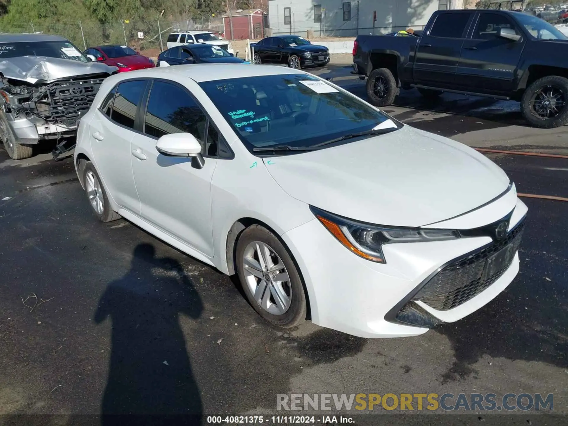 1 fotografías del automóvil dañado JTND4MBE9M3107957 TOYOTA COROLLA 2021