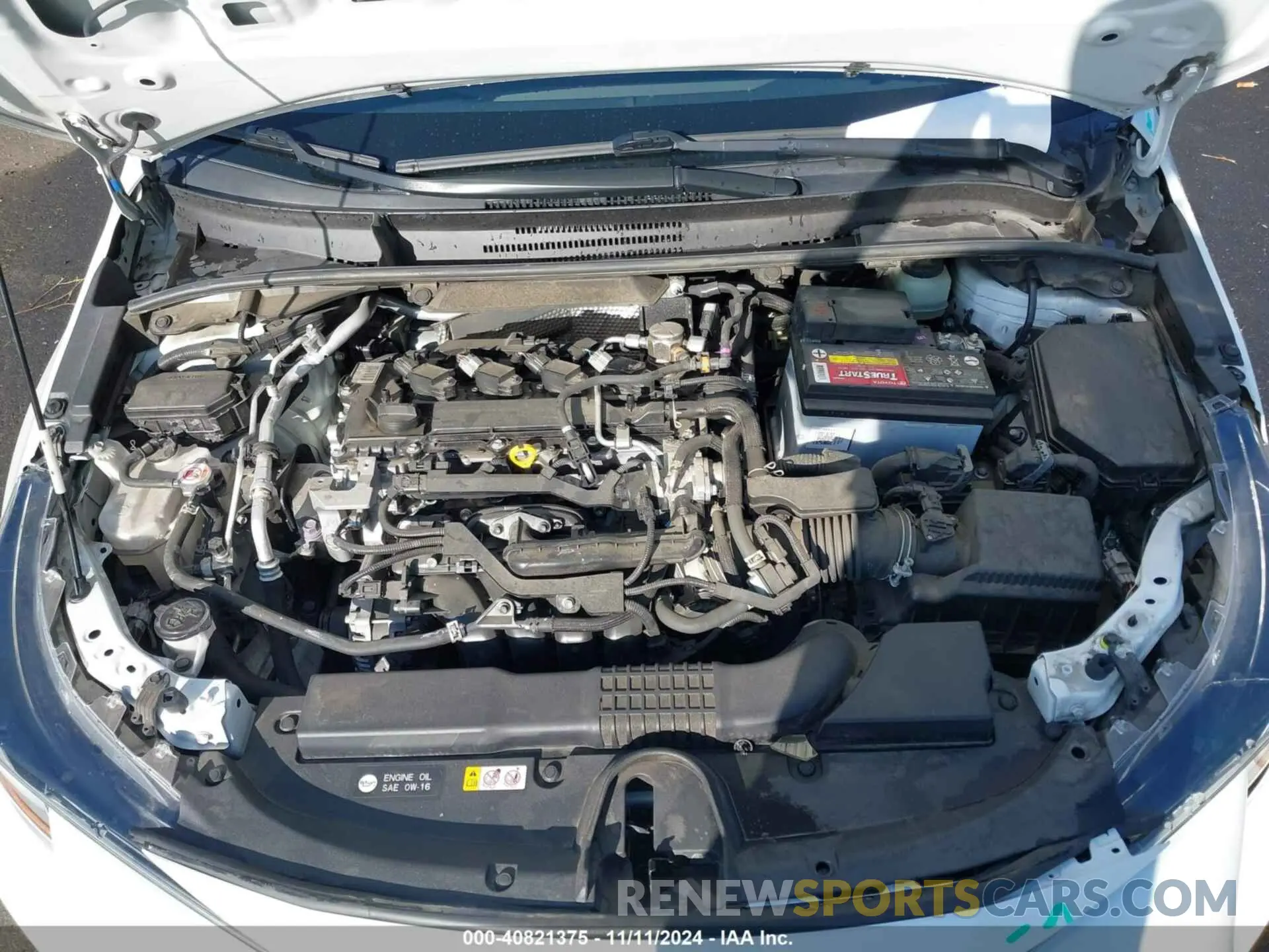 10 fotografías del automóvil dañado JTND4MBE9M3107957 TOYOTA COROLLA 2021