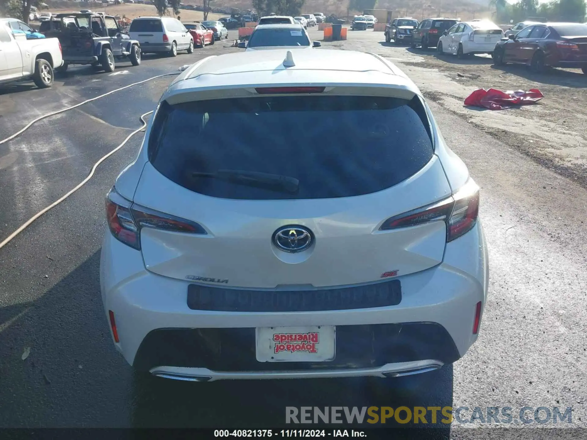 16 fotografías del automóvil dañado JTND4MBE9M3107957 TOYOTA COROLLA 2021
