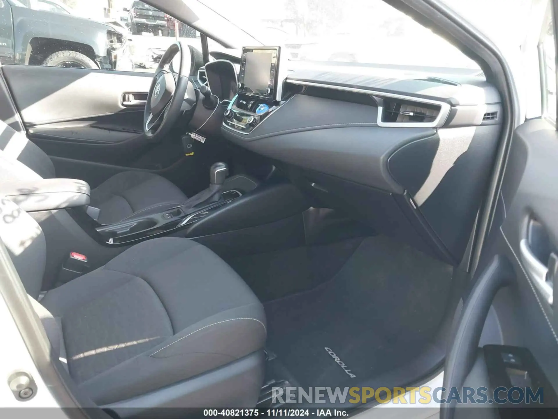 5 fotografías del automóvil dañado JTND4MBE9M3107957 TOYOTA COROLLA 2021