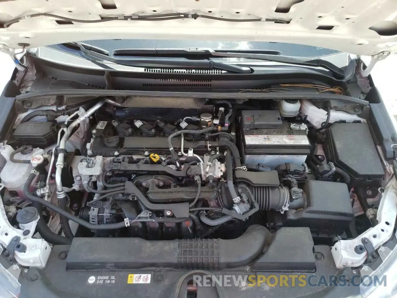7 fotografías del automóvil dañado JTND4MBE9M3124659 TOYOTA COROLLA 2021