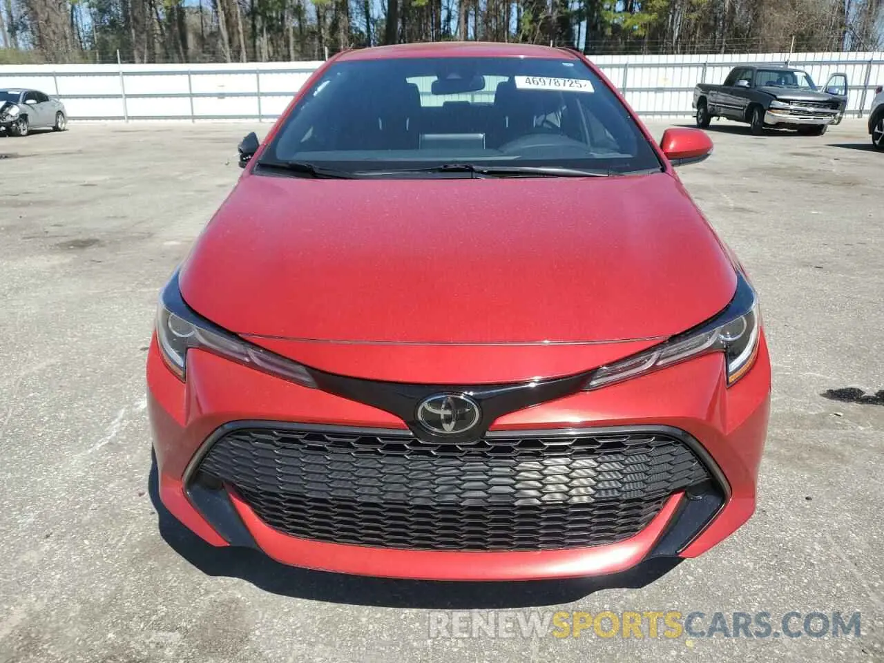 5 fotografías del automóvil dañado JTND4MBE9M3134754 TOYOTA COROLLA 2021