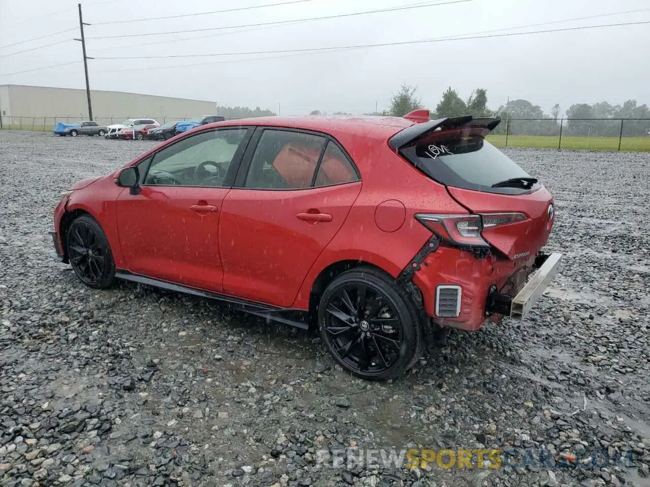 2 fotografías del automóvil dañado JTND4MBEXM3106543 TOYOTA COROLLA 2021
