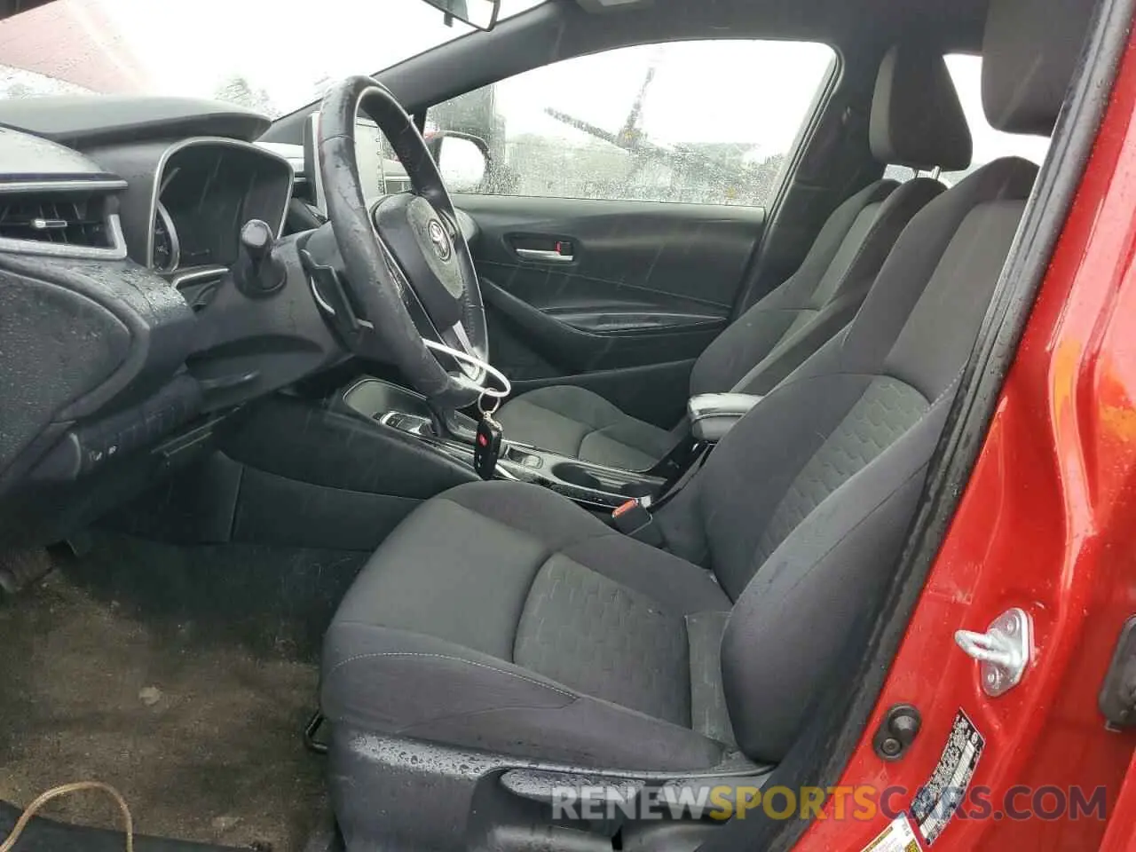 7 fotografías del automóvil dañado JTND4MBEXM3106543 TOYOTA COROLLA 2021