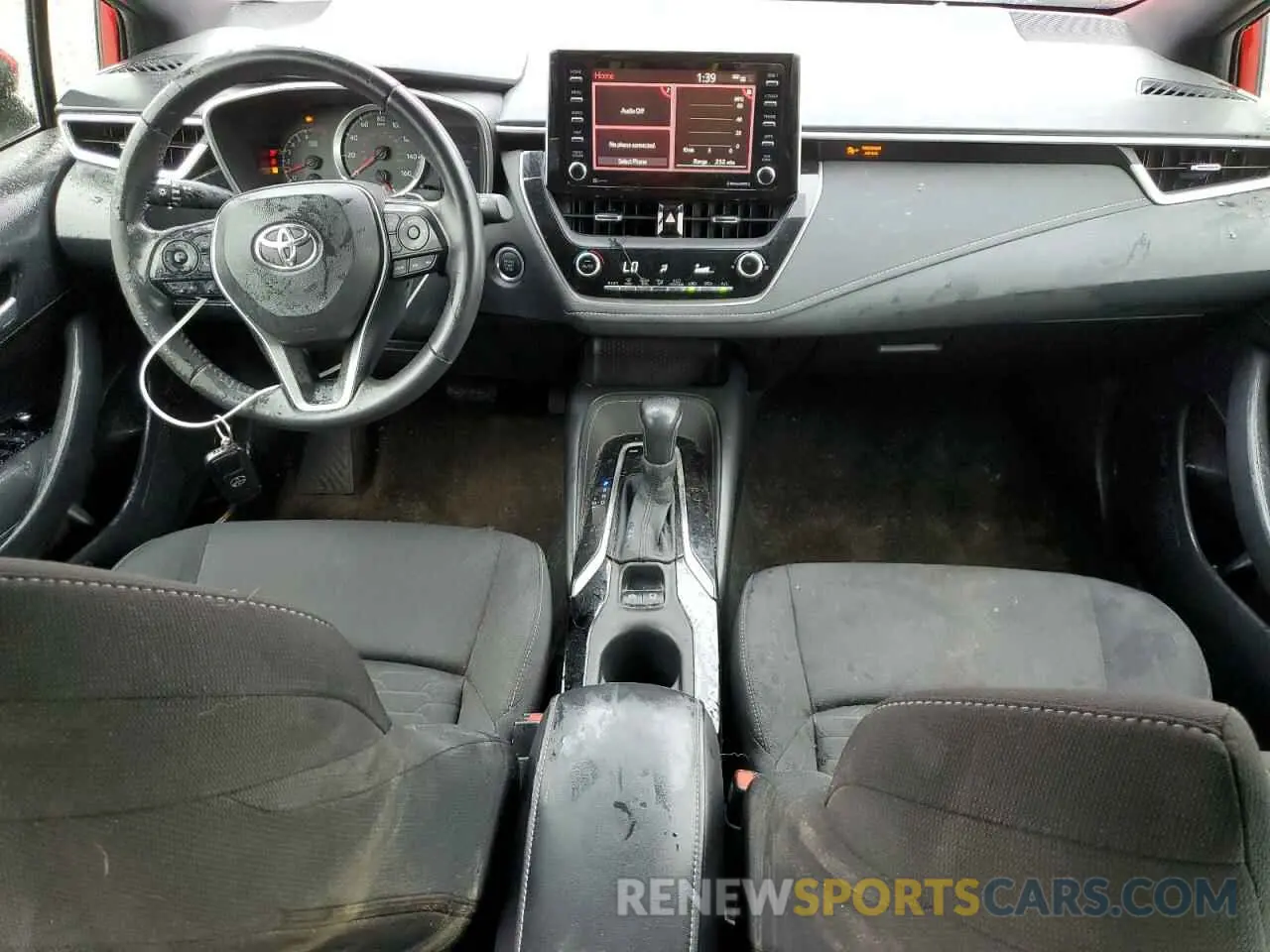 8 fotografías del automóvil dañado JTND4MBEXM3106543 TOYOTA COROLLA 2021