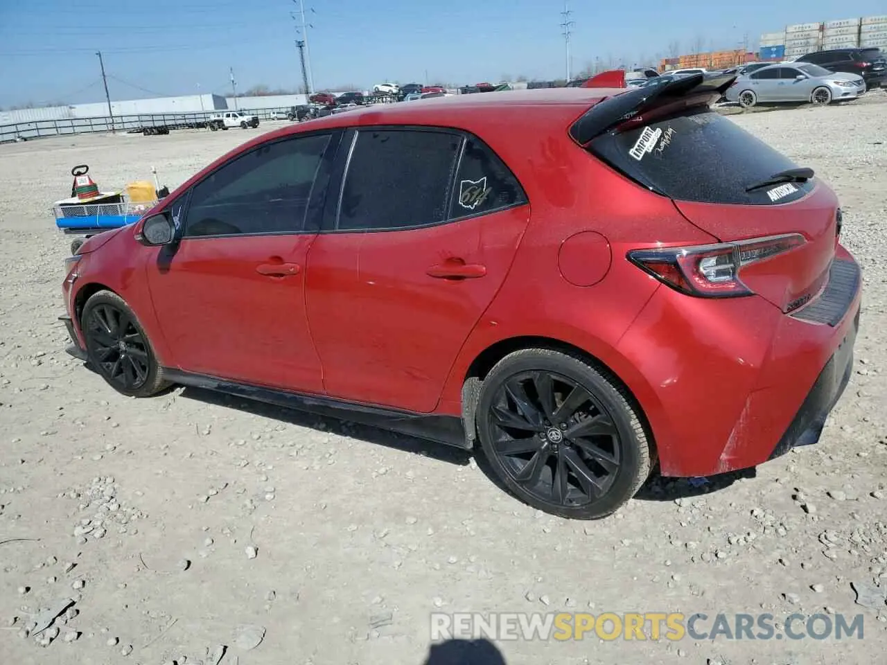 2 fotografías del automóvil dañado JTND4MBEXM3107594 TOYOTA COROLLA 2021
