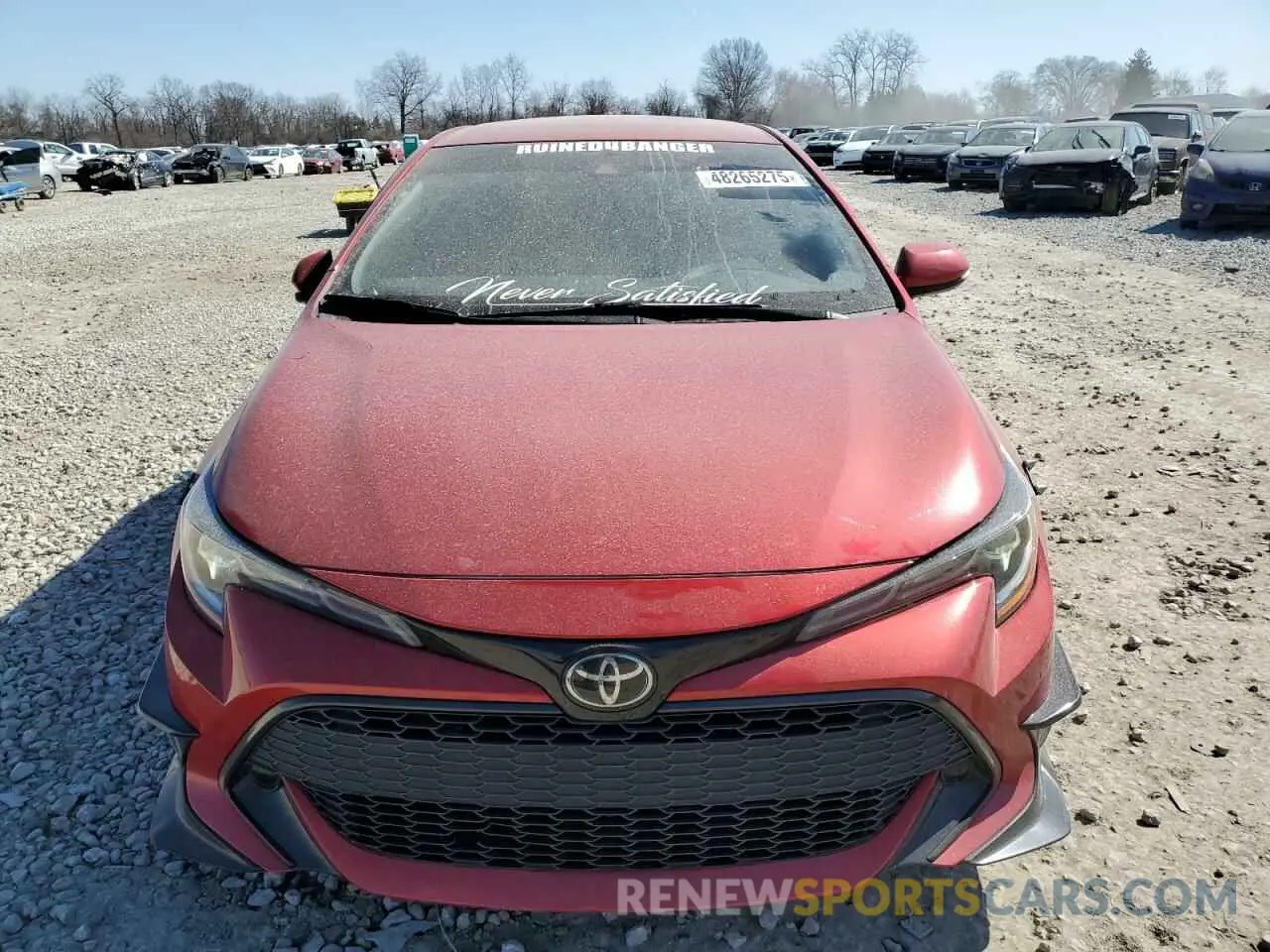 5 fotografías del automóvil dañado JTND4MBEXM3107594 TOYOTA COROLLA 2021
