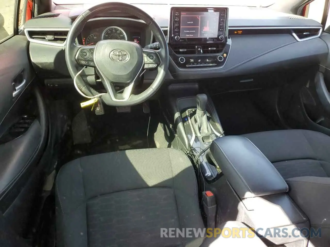 8 fotografías del automóvil dañado JTND4MBEXM3107594 TOYOTA COROLLA 2021
