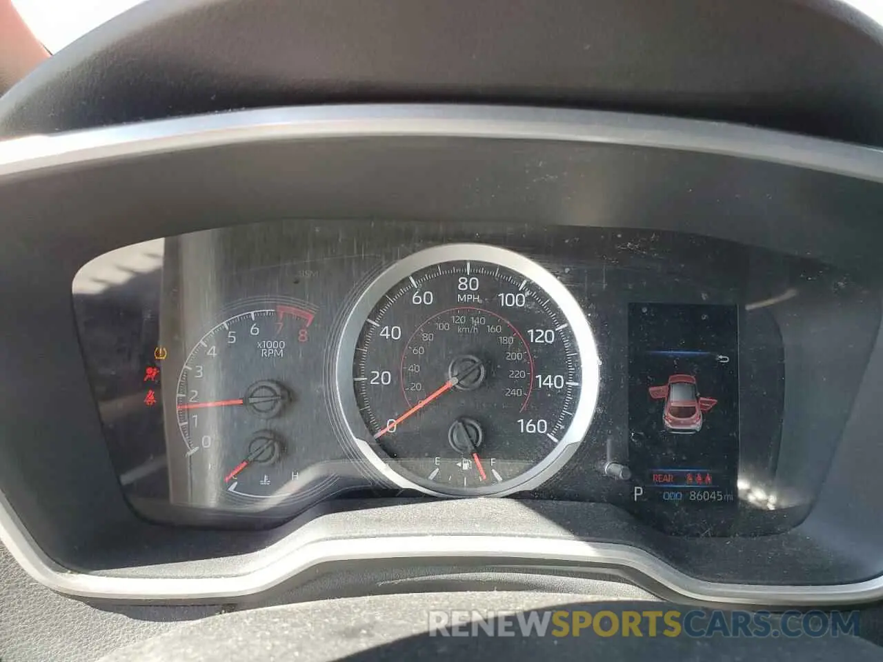9 fotografías del automóvil dañado JTND4MBEXM3107594 TOYOTA COROLLA 2021