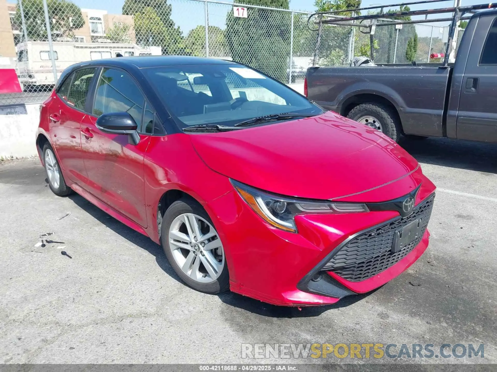 1 fotografías del automóvil dañado JTND4MBEXM3127618 TOYOTA COROLLA 2021